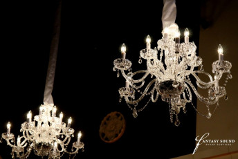12 Light Crystal Chandeliers