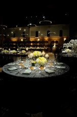 Table Spotlights, 30 Candle Iron Chandeliers, and Edison Bulbs