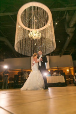 9' Round Crystal Beaded Chandelier and 25 Light Crystal Chandelier