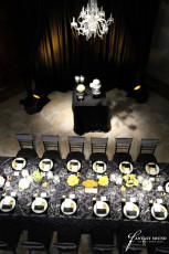 Table Spotlight and 12 Light Crystal Chandelier