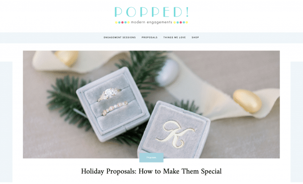 popped - holiday proposals