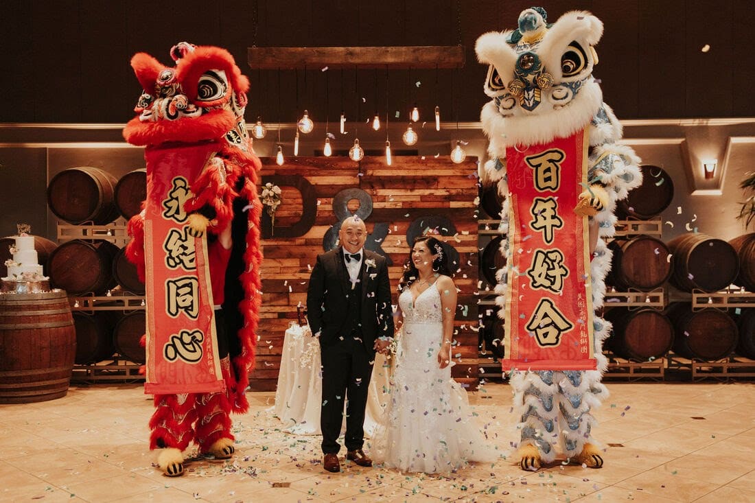 wedding dragon dance