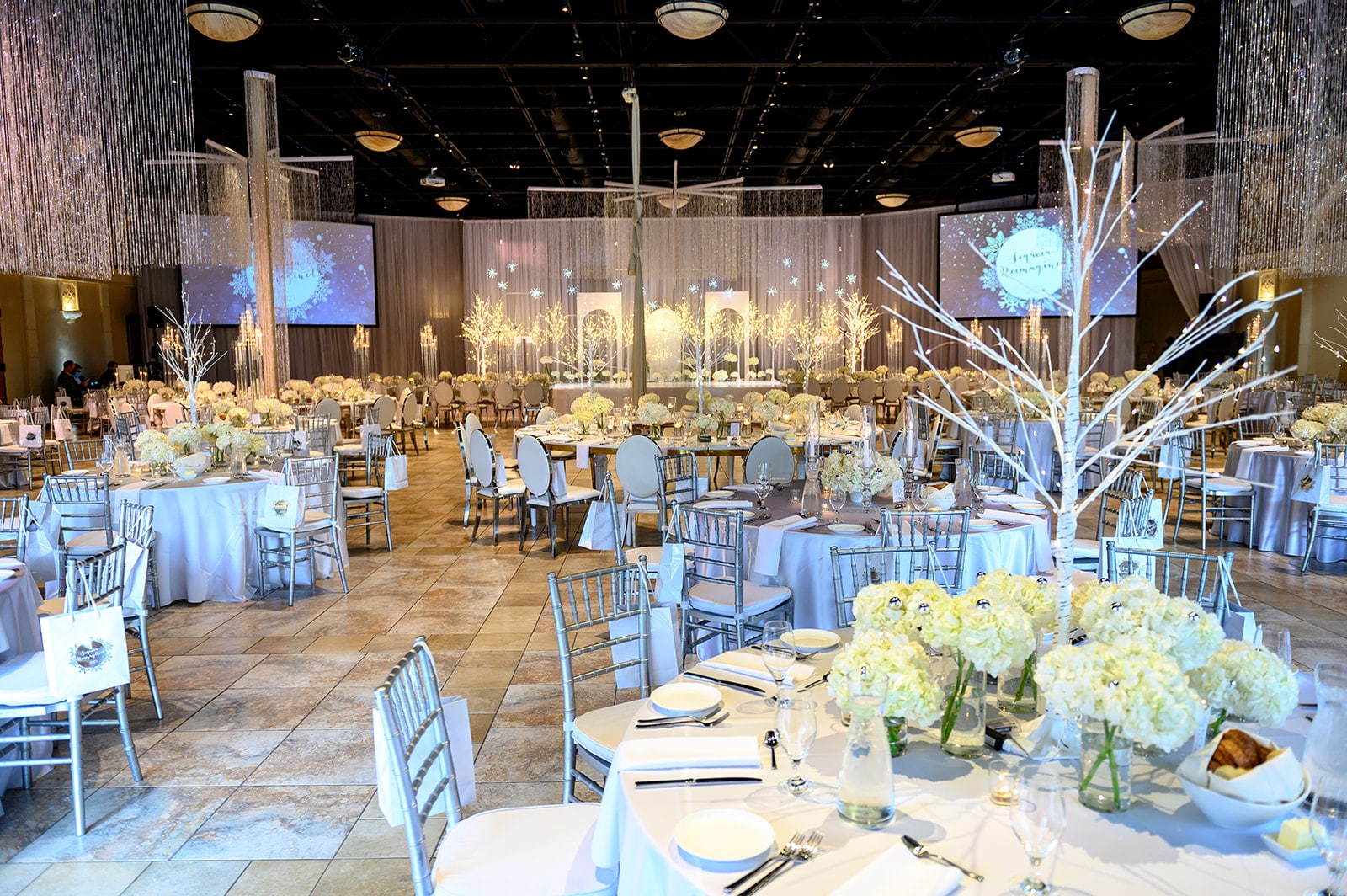 holiday party at casa real | winter event design