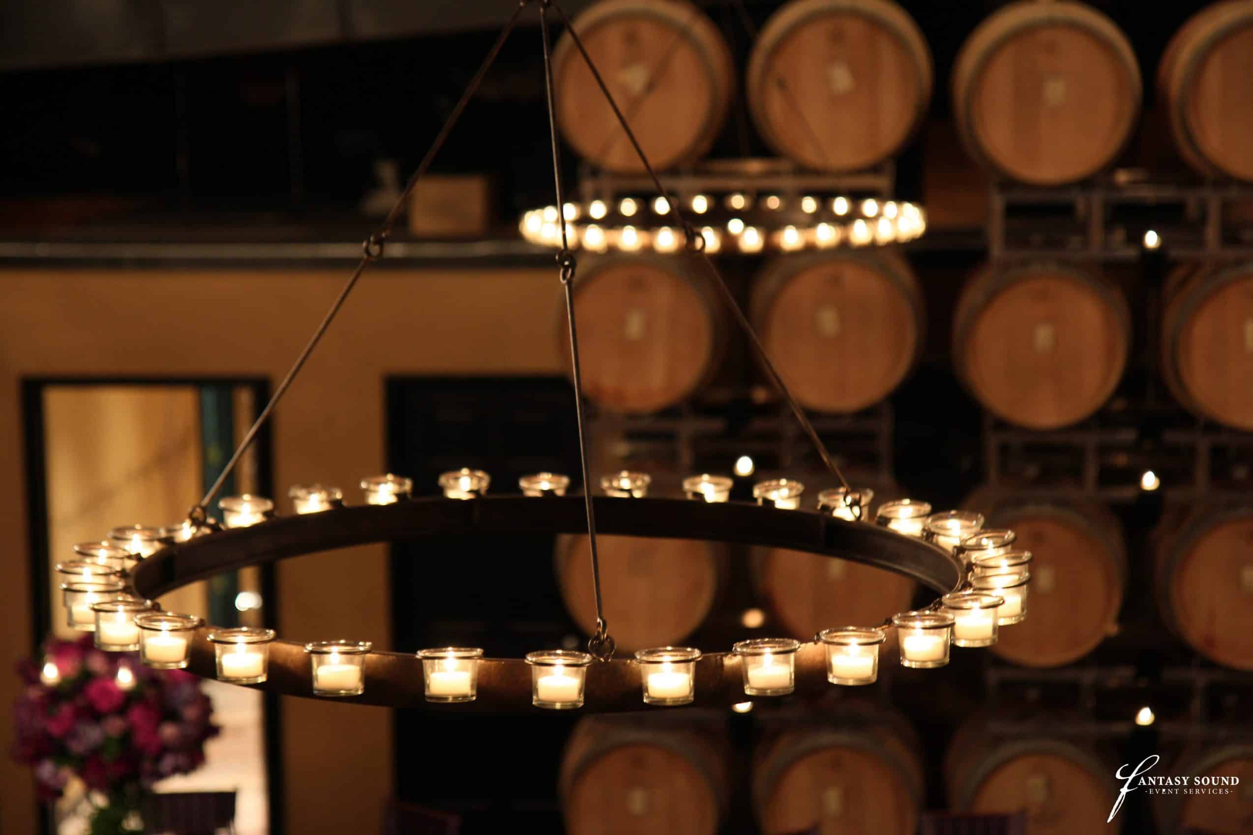 Round Candle Chandelier