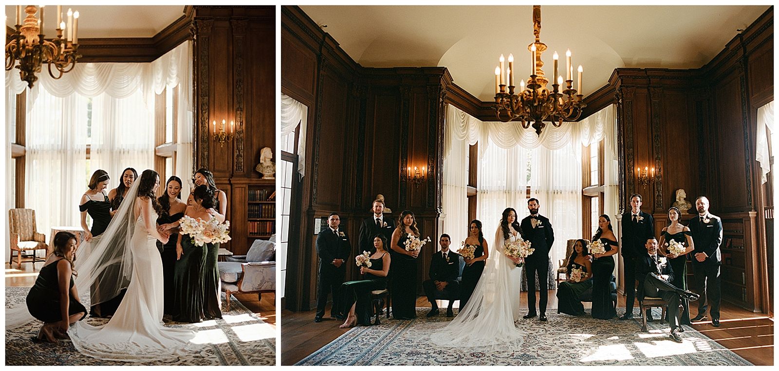 Wedding party portraits