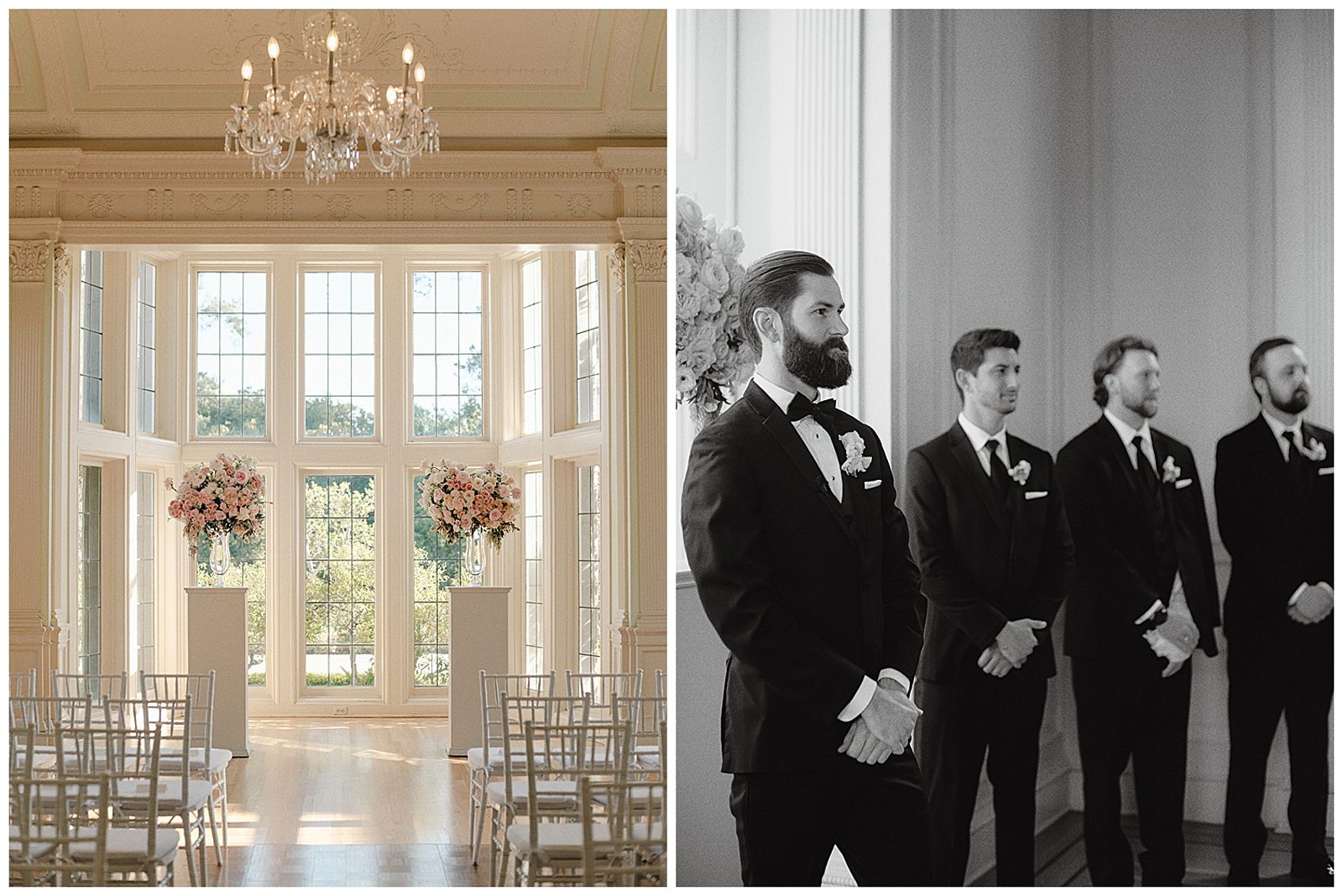 ceremony at Kohl Mansion