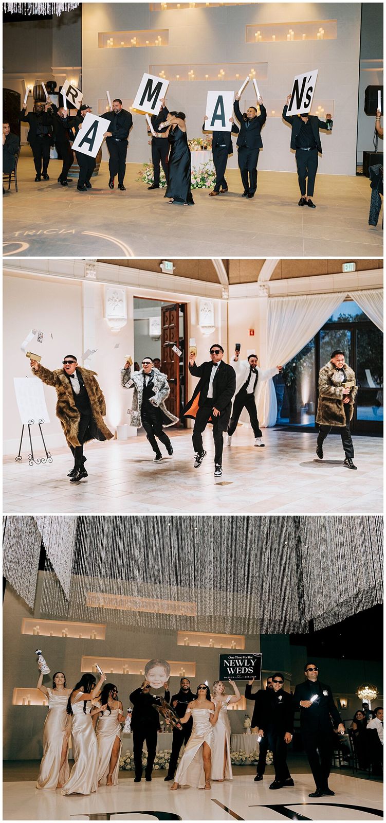 personalize your wedding with an entrance