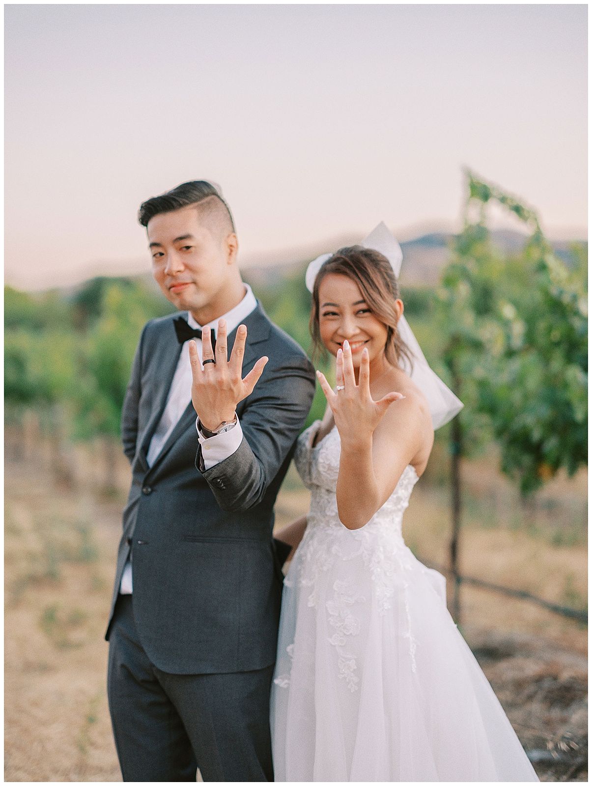 bride and groom winery 