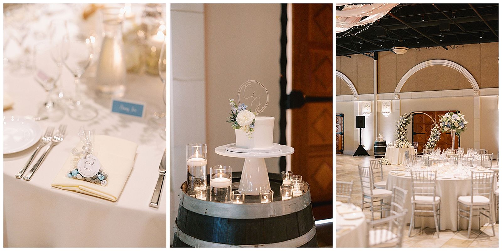 modern blue wedding at casa real