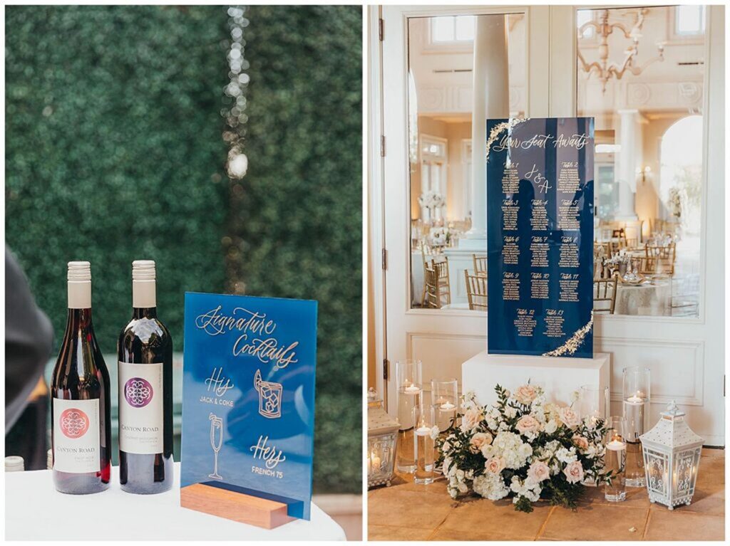 escort card display 
