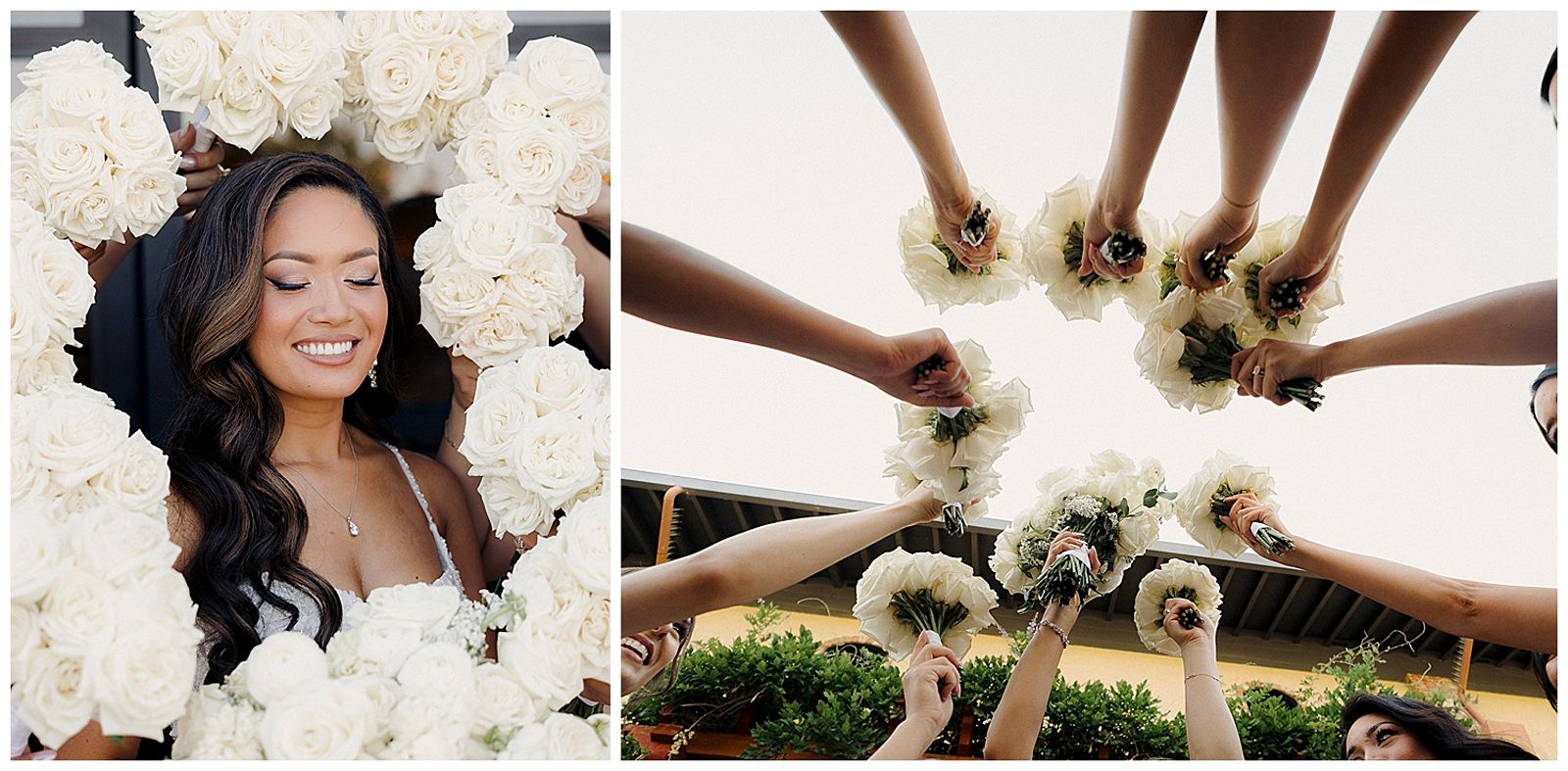 bouquet and bride 