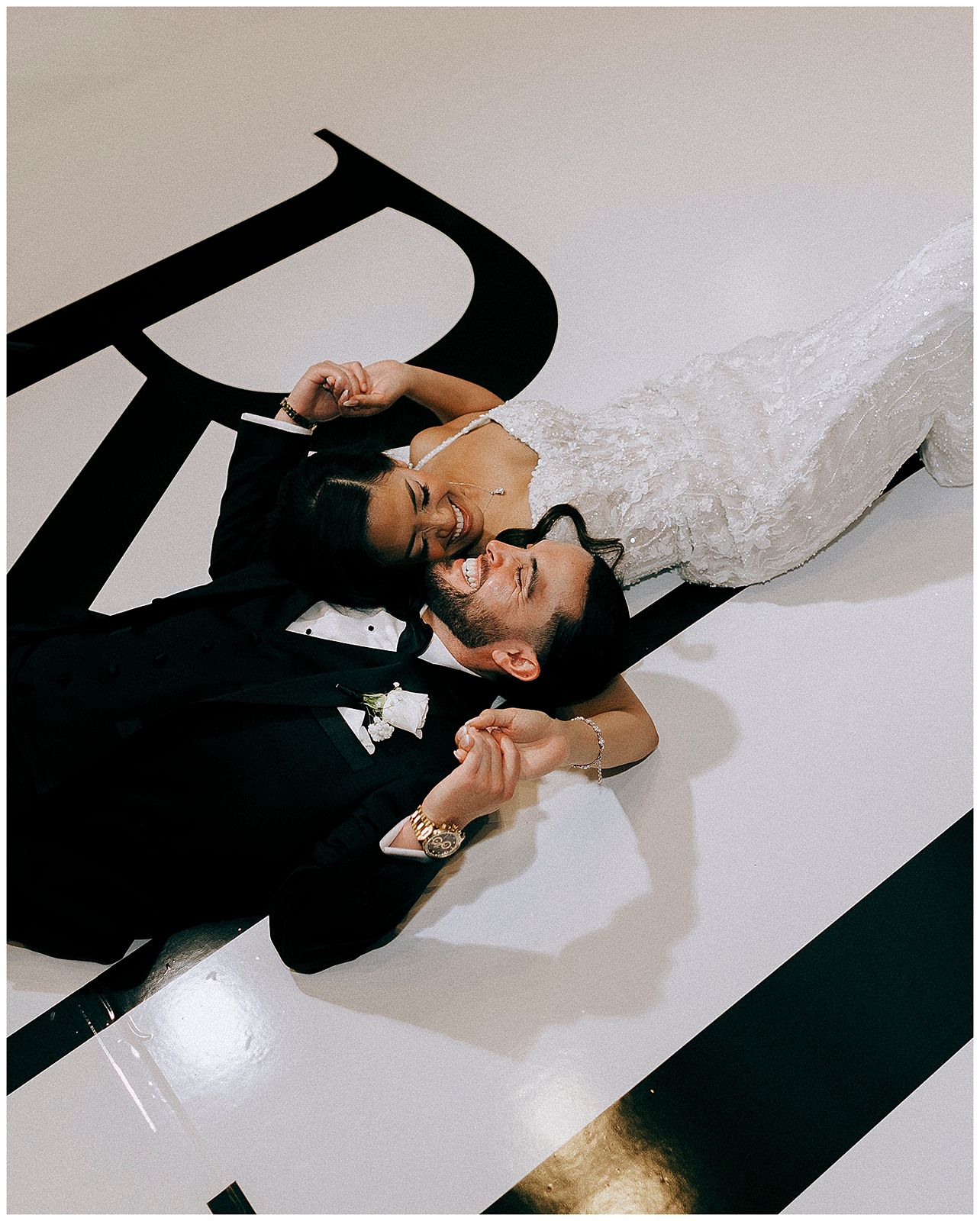 black and white dance floor 