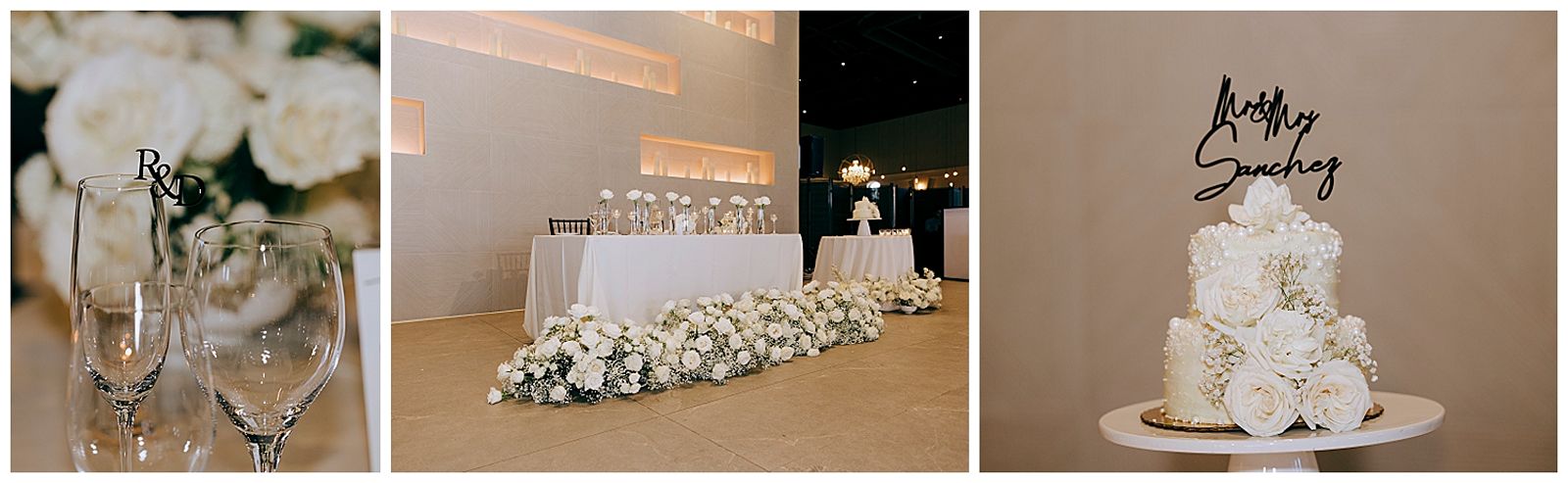 black and white bay area wedding details 