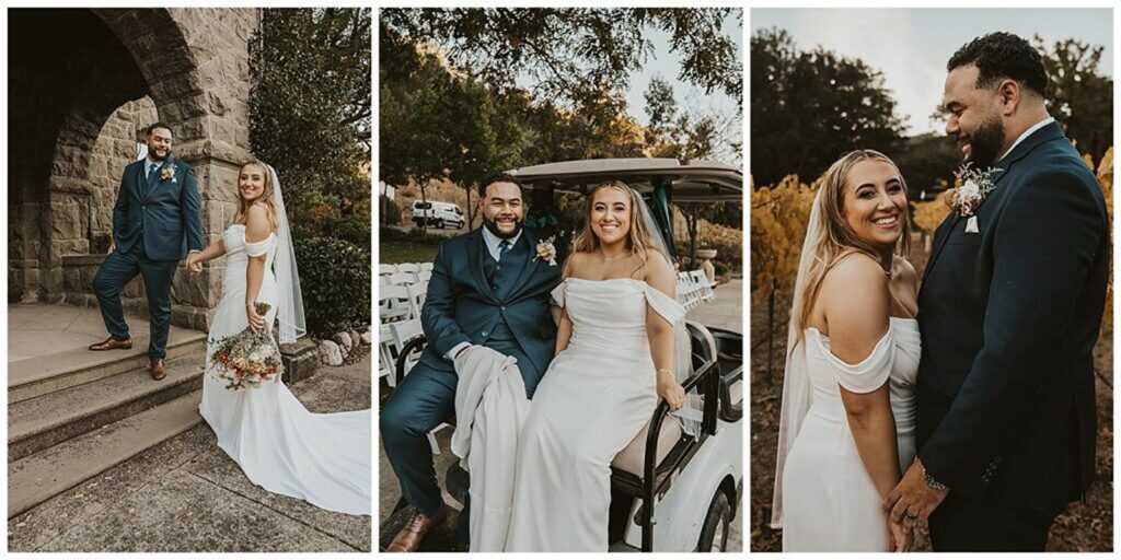 Ellison Vineyards Fall Wedding portraits