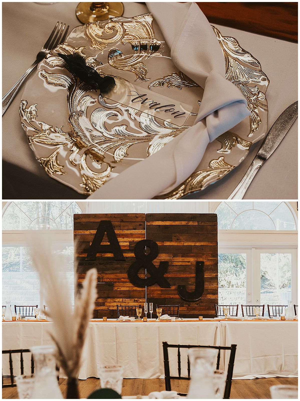 Ellison Vineyards Fall Wedding decor details