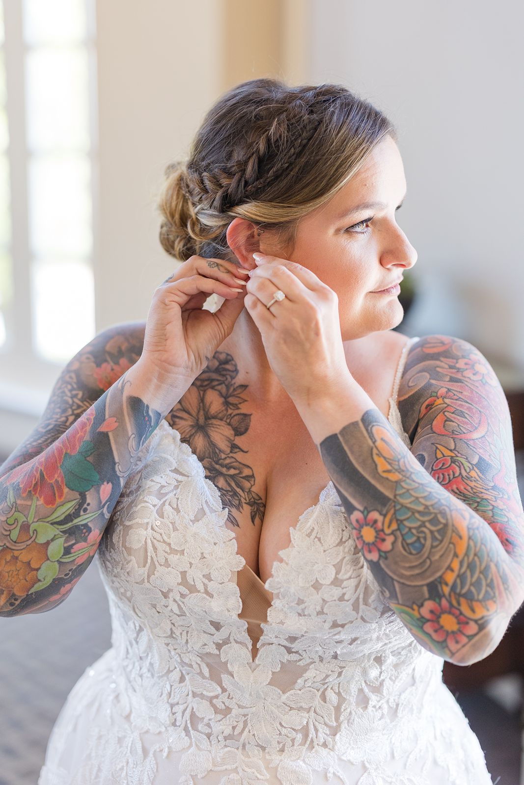 bride getting ready