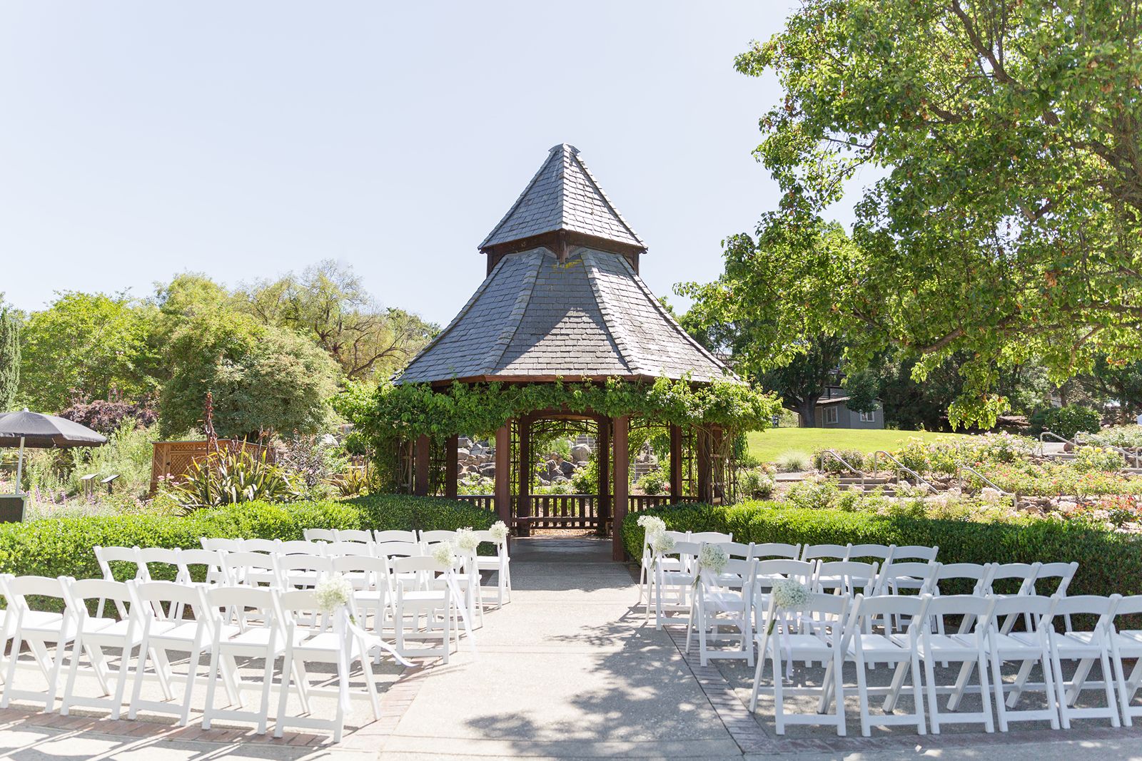 Gardens at Heather Farm Wedding Ceremony