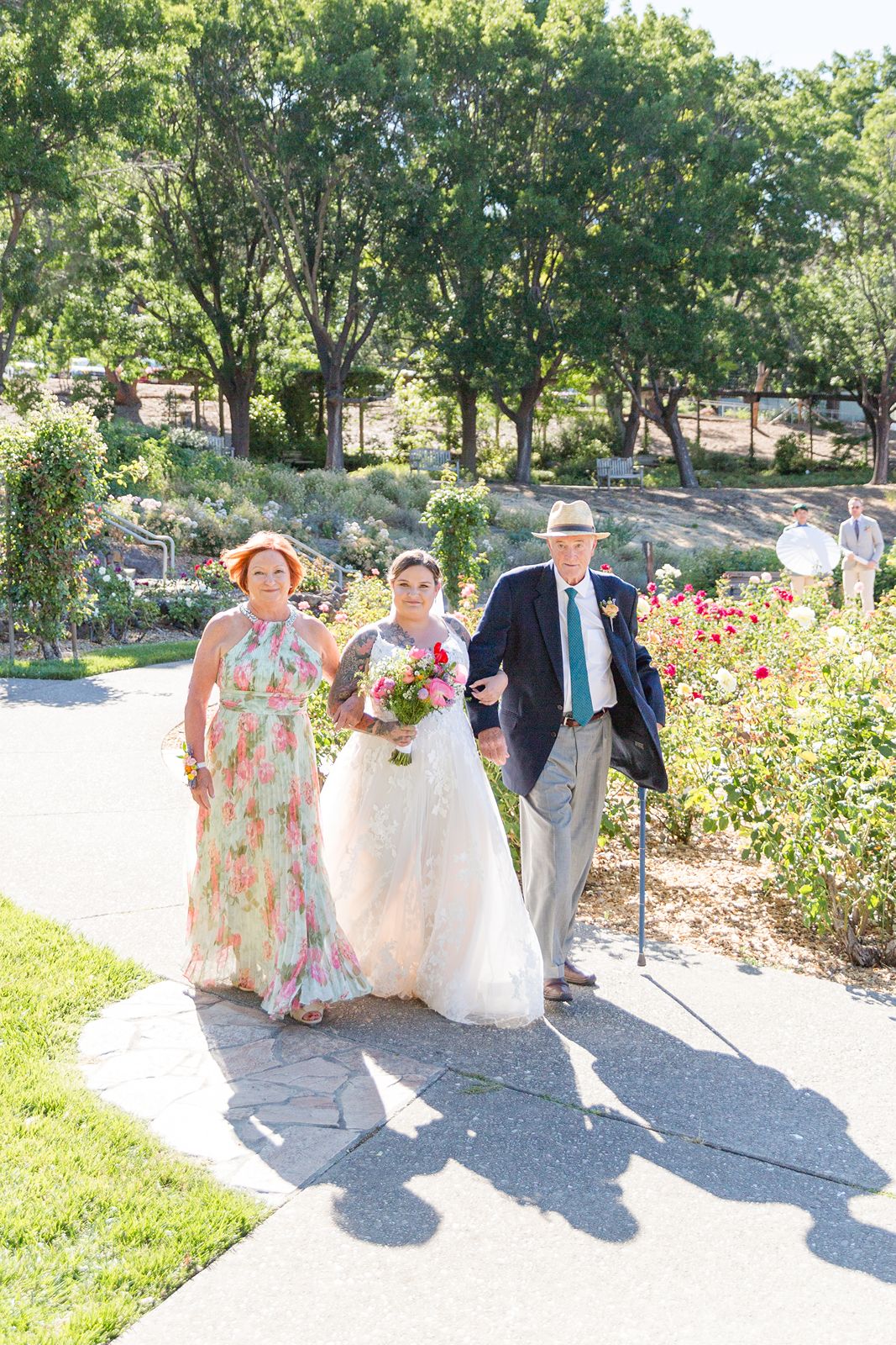 bride walking down aisle