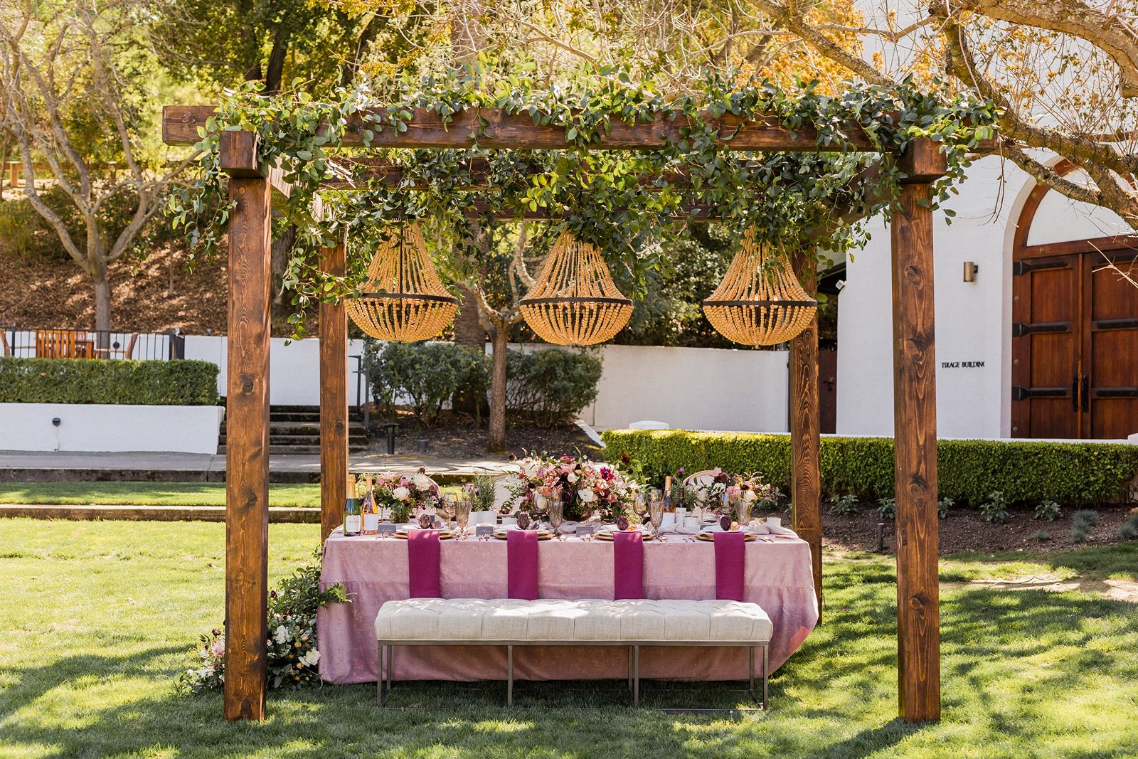 styled shoot wente vineyards