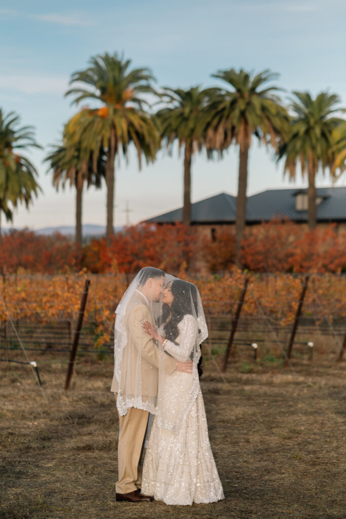 autumn vineyard wedding
