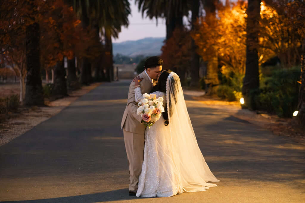 wedding sunset photos