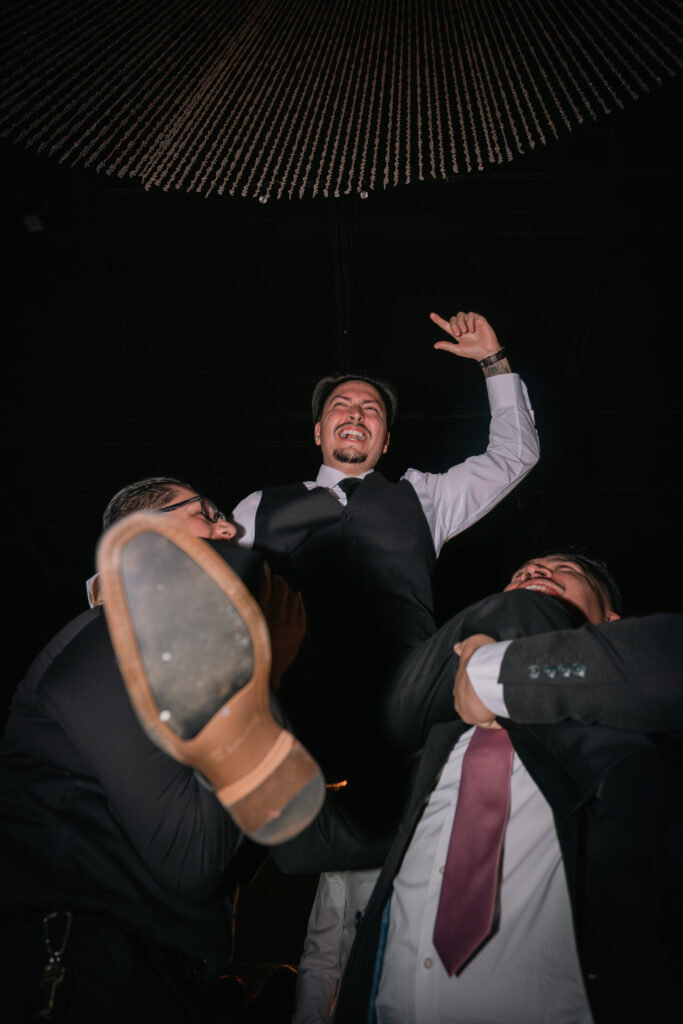 groom dancing