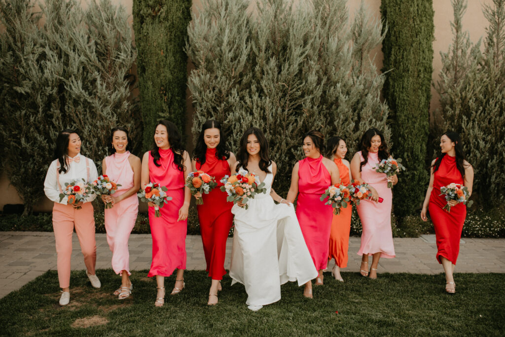 wedding party portrait