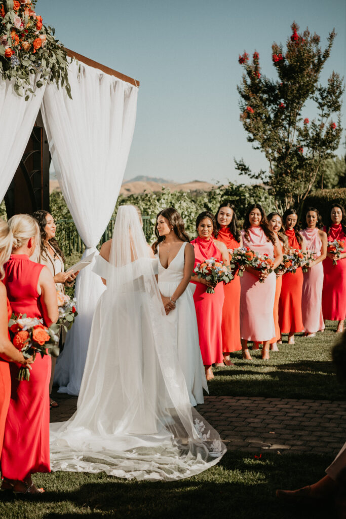 outdoor wedding ceremony
