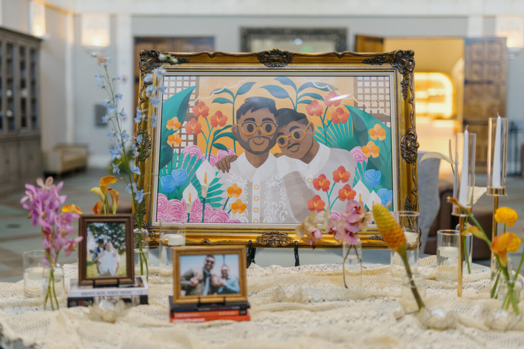 wedding welcome table