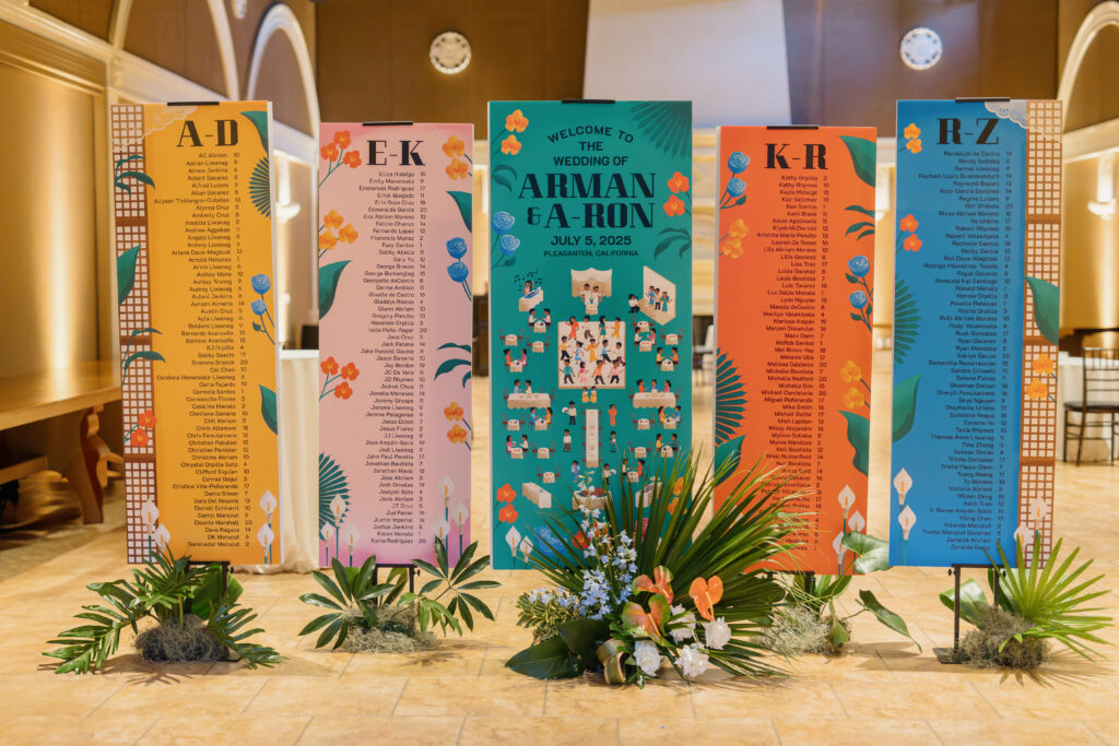 wedding seating chart