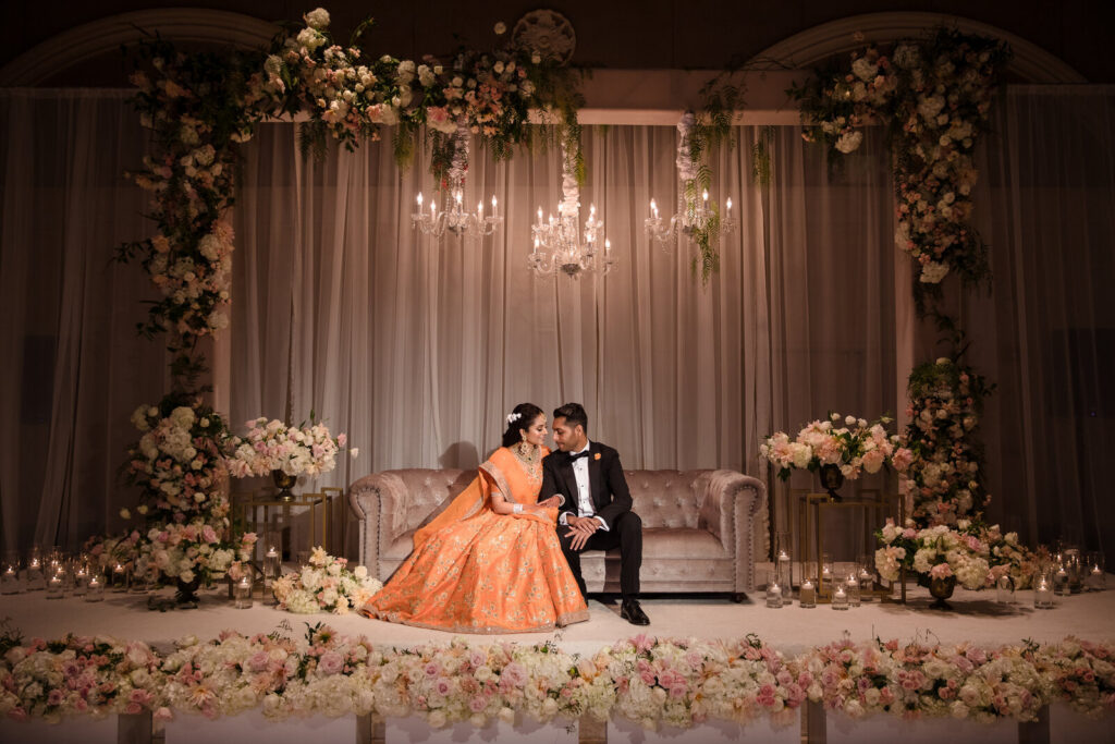 chandelier for Indian wedding in Bay Area, California
