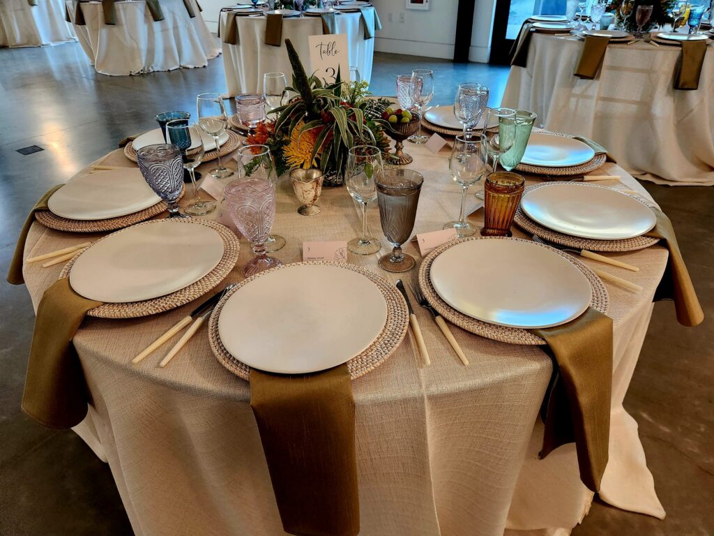 Wedding Table-Top Set-Up