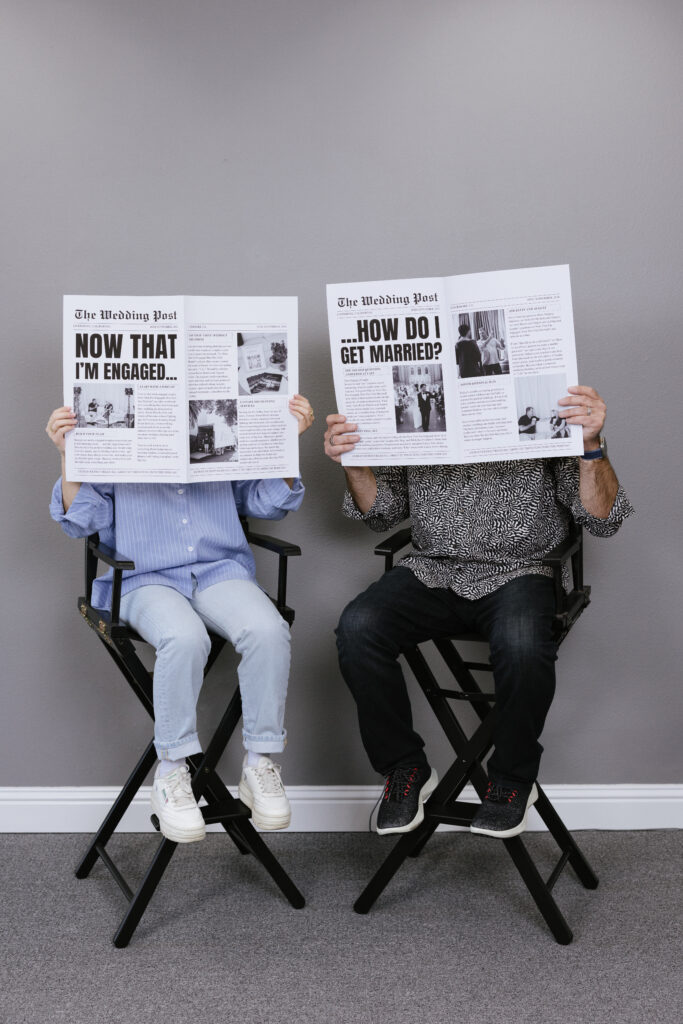 wedding newspaper